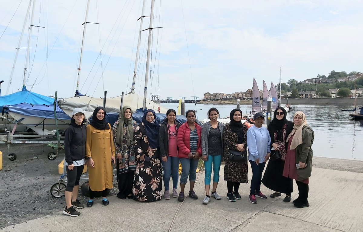 Women_CF's tweet image. #HealthyBodyHealthyMind members had a fabulous experience today at the introduction to sailing course at the Cardiff Bay Yacht Club!! Great opportunity for the ladies to be out and learn to sail the seas! Thank you to @All_Afloat @RYACymruWales @CBYCWales @philt28

#HBHM #sailing