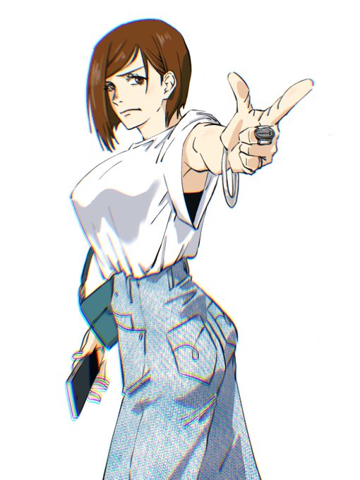 釘崎野薔薇の私服は絶対こう。 #イラスト #呪術廻戦  #釘崎野薔薇 