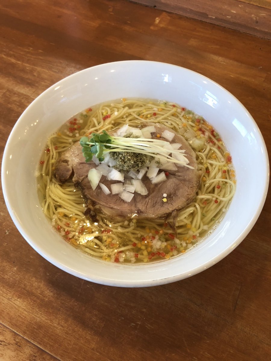 「淡麗　アジ煮干し中華そば　塩」
当店史上最高傑作のラーメンを開発出来ました！
是非一度、食べてみてください！
そして感想を教えて欲しいです！
皆様のご来店を心よりお待ちしております。