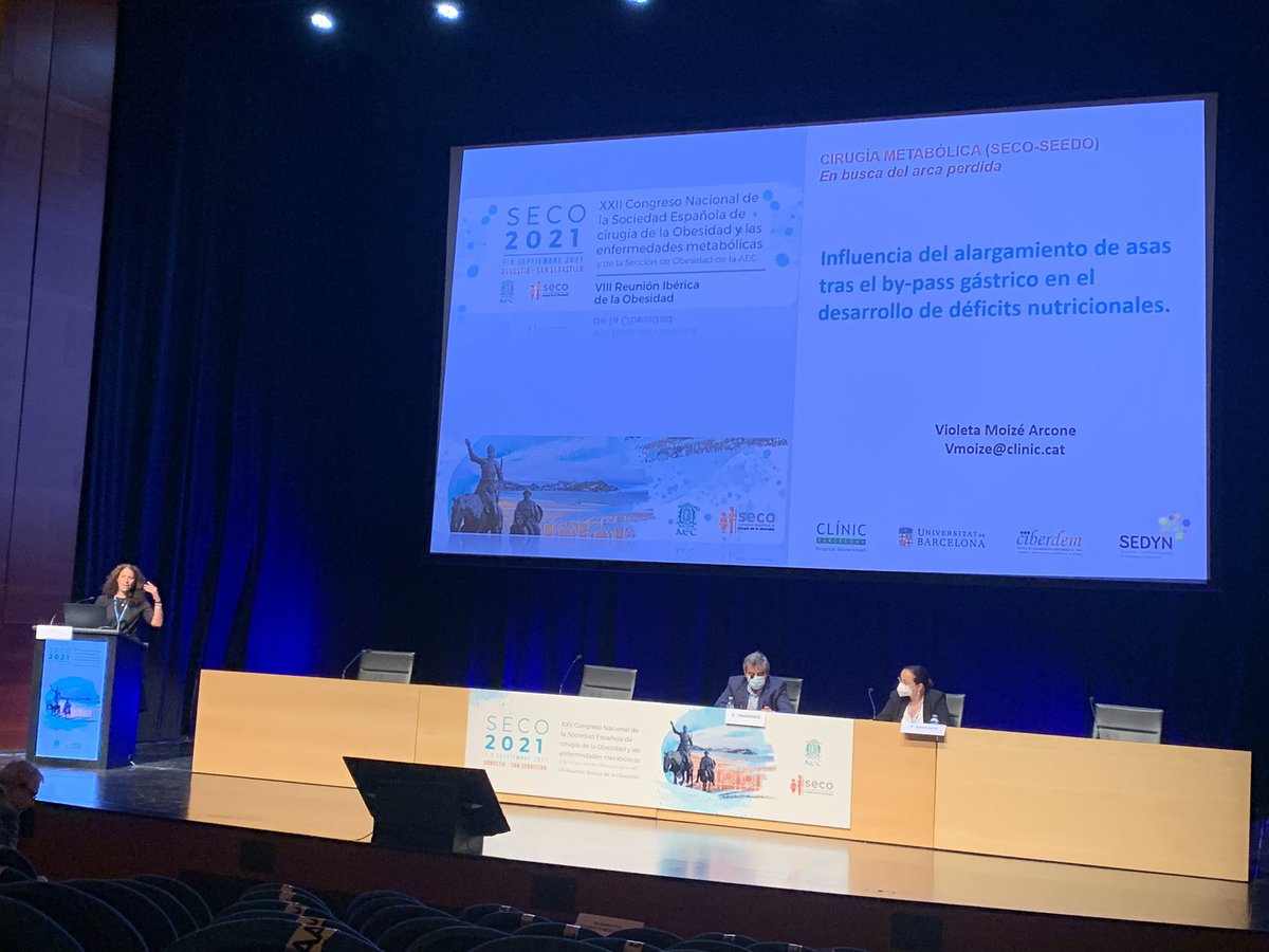 Interesantes ponencias en la mesa de CIRUGÍA METABÓLICA (SECO-SEEDO) “En busca del arca perdida” @FatimaSabench <a href="/SECO_2021/">SECO 2021 San Sebastián</a> @secojoven <a href="/aec_obesidad/">AEC-SECO</a>