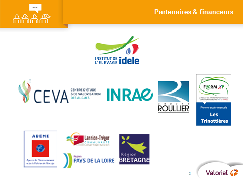 B_Rouille's tweet image. Dans quelques minutes, après la présentation de @JBDolle sur #CAP2ER &amp;amp; @CarbonAgri, j&apos;interviens auprès de @Pole_Valorial pour présenter le projet en cours #METHALGUES 

👉 Des algues pour réduire les émissions de méthane entérique des vaches laitières 

#GES #environnement