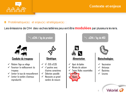 B_Rouille's tweet image. Dans quelques minutes, après la présentation de @JBDolle sur #CAP2ER &amp;amp; @CarbonAgri, j&apos;interviens auprès de @Pole_Valorial pour présenter le projet en cours #METHALGUES 

👉 Des algues pour réduire les émissions de méthane entérique des vaches laitières 

#GES #environnement
