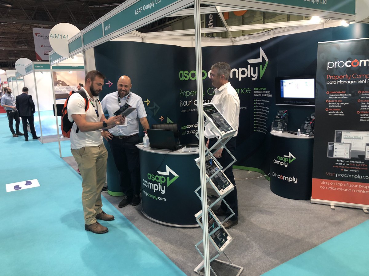 Final day <a href="/thenec/">The NEC</a> #riskassessment #Asbestos #firesafety @FacilitiesEvent Stand 4M149