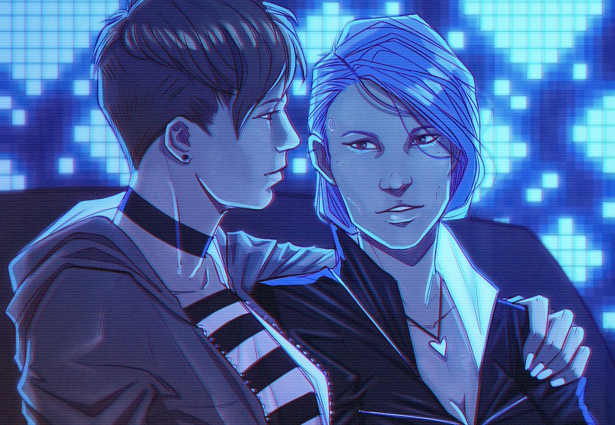 mute_watcher's tweet image. Экран девятый. Эхо и Рипли 💙
 
#DBH #Traci #WR400