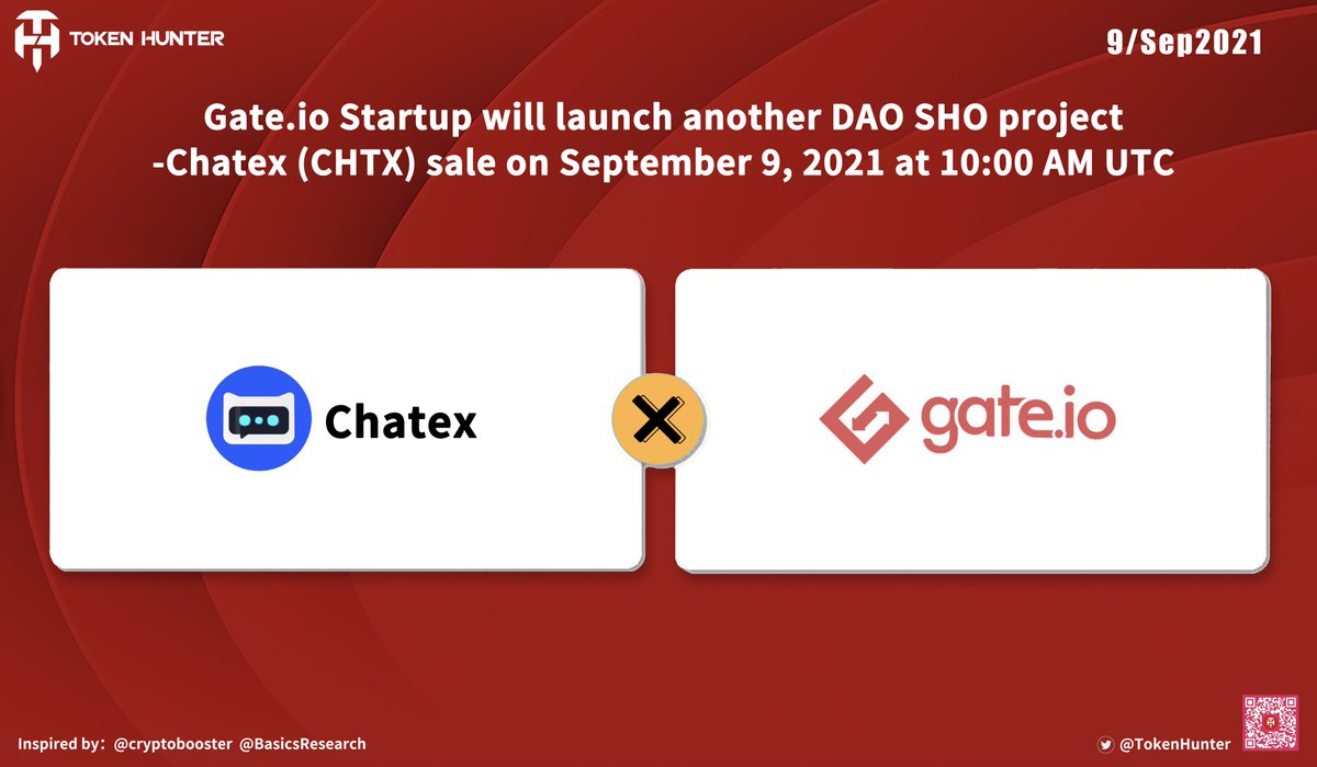 _TokenHunter's tweet photo. https://t.co/96FFKB7wvv Startup will launch another DAO SHO project-Chatex (#CHTX) sale on September 9, 2021 at 10:00 AM UTC.
❤️Startup supply: 1,600,000 CHTX ;
❤️Price: $0.025
❤️ Vesting: 15% unlocked at the TGE, then 15% quarterly
@Chatex_bot
👉More: https://t.co/DHzour31j2 https://t.co/aX5gFlWVMs