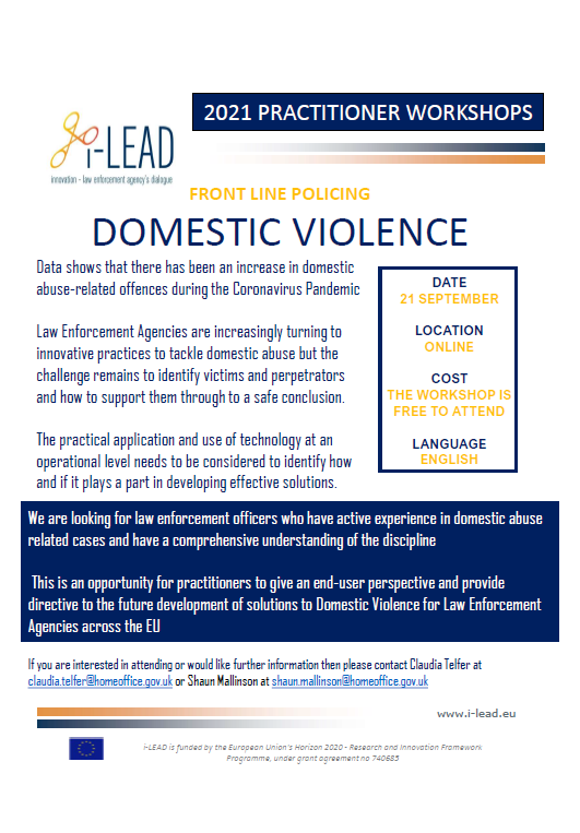 Panayiotis Papanikolaou (@p_papanikolaou) on Twitter photo #KEMEA participates in <a href="/i_LEAD_Project/">iLEAD Project</a> & invites all interested #LawEnforcementOfficers (#LEOs) to attend the #DomesticViolence #PractitionerWorkshop which is organised by the i-LEAD partner <a href="/ukhomeoffice/">Home Office</a> & is open only to Law Enforcement Officers #H2020 #FrontLinePolicing #LEAs #KEMEA participates in <a href="/i_LEAD_Project/">iLEAD Project</a> & invites all interested #LawEnforcementOfficers (#LEOs) to attend the #DomesticViolence #PractitionerWorkshop which is organised by the i-LEAD partner <a href="/ukhomeoffice/">Home Office</a> & is open only to Law Enforcement Officers #H2020 #FrontLinePolicing #LEAs