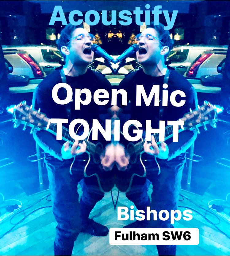 Open Mic TONIGHT & Every Thursday at the mighty champion of live music @bishopsbarfulham - Keys & Guitar supplied on stage ~ Pls get in touch if you wanna perform! Cheers ♥️🎤🎶🎹🎸 #openmicnight #openmiclondon #openmike #londonopenmic #livemusic #livemusiclondon #openmic