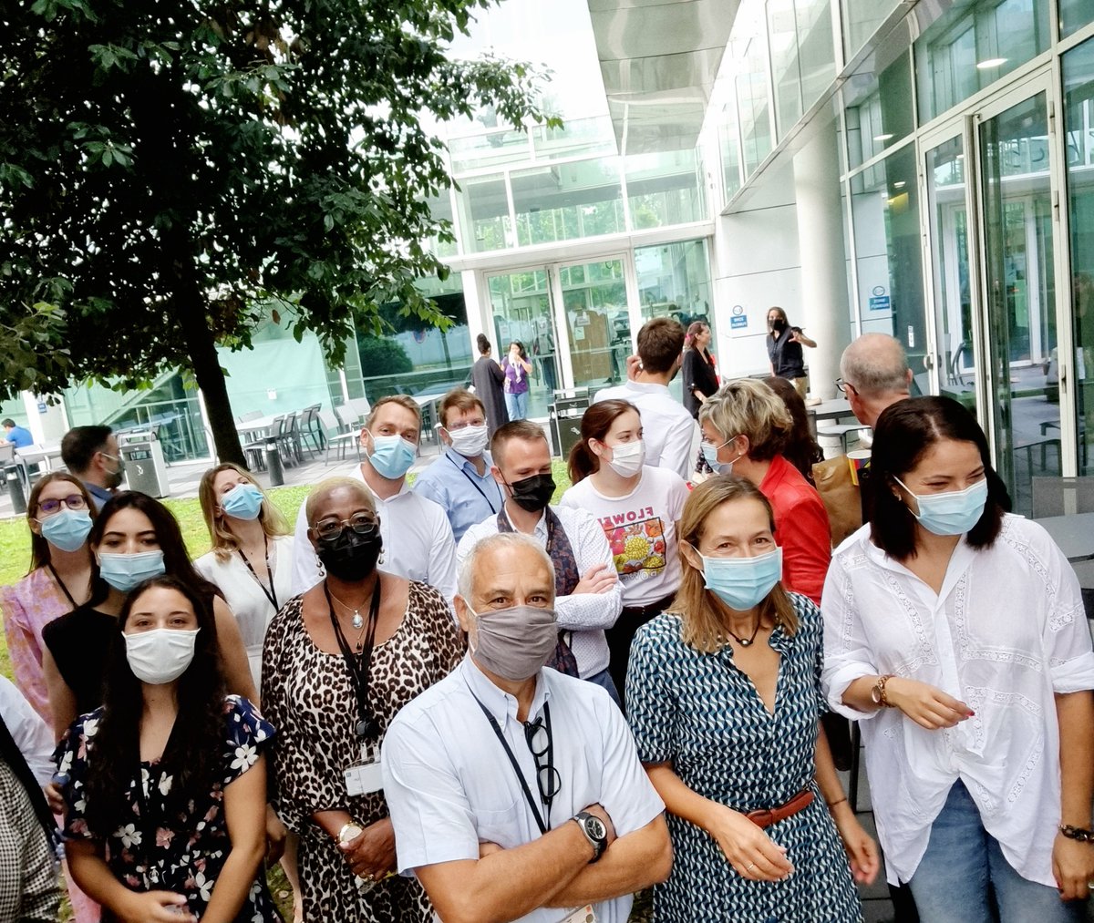 #BackToOffice breakfast with our Operations team in Saint Denis, it's good to actually see each other! #BackTogether #LifeAtOrange