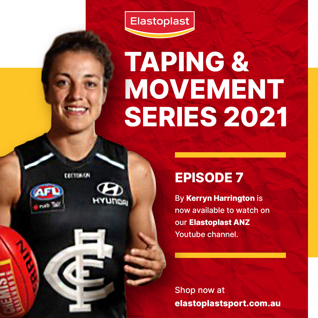 The Elastoplast Taping &amp; Movement Series is back to teach you all about injuries in women's sport with Carlton AFL player Kerryn Harrington. ​Hit the link in our Bio to learn more.

#health #webinar #fitness #exercise #recovery​ #strong
