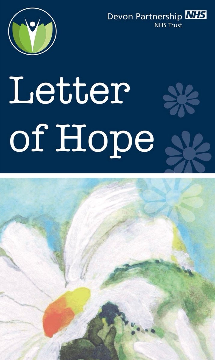 DPT_NHS's tweet photo. Tomorrow we mark #WorldSuicidePreventionDay. There is support out there to help you or someone you know. The Letter of Hope, written by those in #Devon who were struggling to stay alive, offers support to people thinking of #suicide: https://t.co/nZOsO3q4s4 #WSPD2021 #WSPD https://t.co/tQUQqKOOER