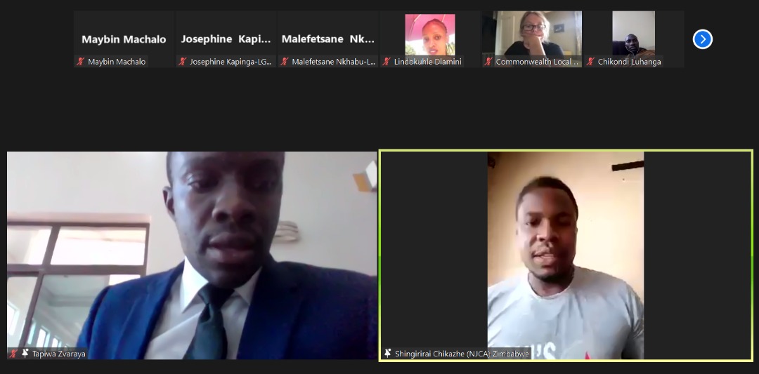 Mr Shingirai Chikazhe, from NJCA in Zimbabwe explained that although much must still be done to facilitate youth participating in #localgov, youth town councils have been established in urban and rural areas to institutionalise  youth participation in local governance.#youth