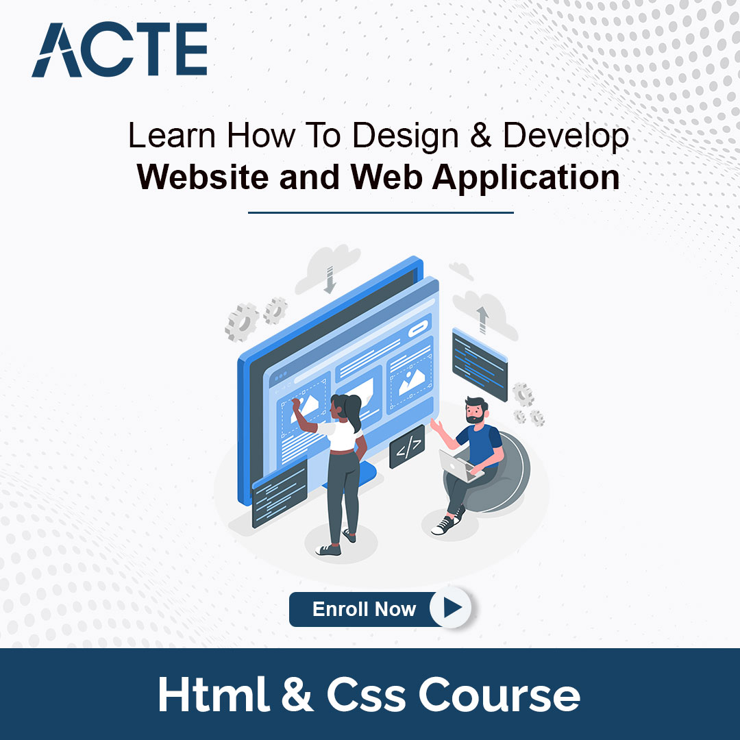 ACTEindia's tweet image. Quite simply, HTML (Hypertext Markup Language) is used to create the actual content of the page, such as written text, and CSS (Cascade Styling Sheets) is responsible for the design or style of the website.
acte.in
#html3 #html5 #htmlmemes #htmlcoding #htmlandcss