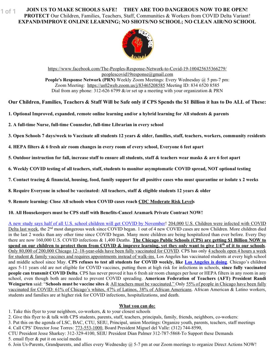 ThePeoplesResp3's tweet image. Pls take action &amp;amp; share, thx!👇🏾 #CPSSickOut @CTULocal1 @BrennaDemands @ILRaiseYourHand @StuPandemicResp @P4TChicago @SigchoFor25 @taylorfor20th @Andrefor40th @RossanaFor33 @jacksonpCTU @SharkeyCTU1 @TroyLaraviere @JaymalGreen @CCCTU_Local1600 @SEIU73 @CPSOIG @BwopC @CPSCovid