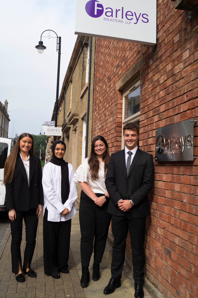 FarleysLaw's tweet photo. We are delighted to have retained 100% of our trainee solicitors who have qualified today. Congratulations to Jodi, Ella and Jade!

We have also welcomed our latest intake onto our training programme this week. A warm welcome to them all. Find out more: https://t.co/vIKckepZy5 https://t.co/WRlYVejFfd