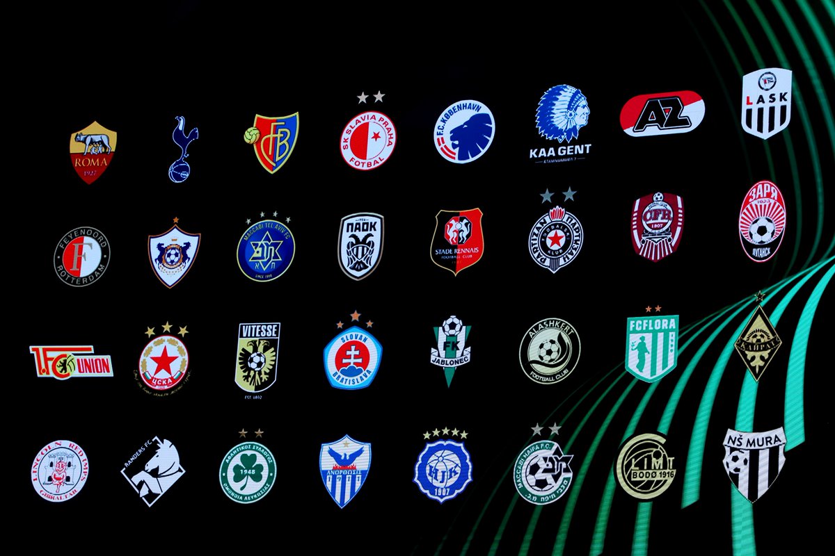 Teams 3 to 3 sport. ЛК УЕФА. 3 Лучшие команды РФЛ. UEFA Conference League. Conference League logo.