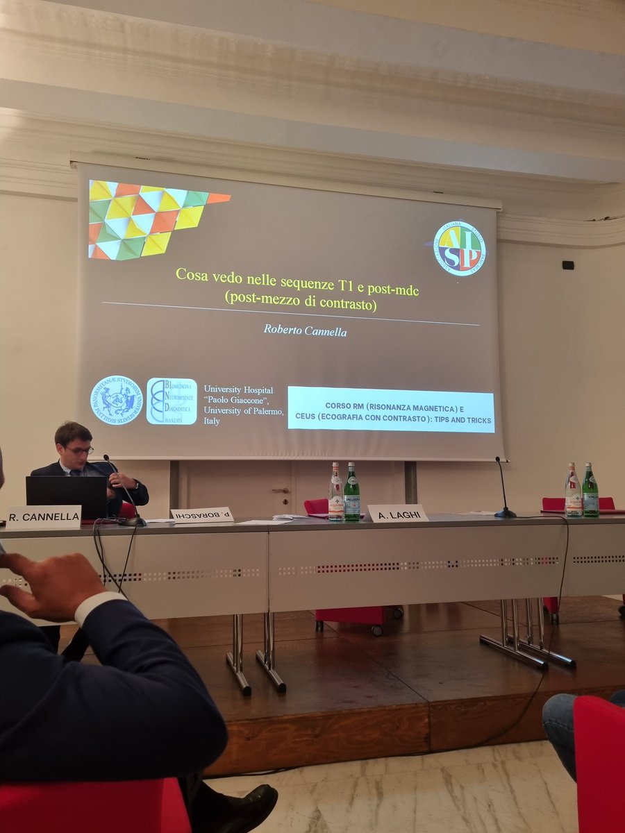 Fabrizio Urraro (@fabriziourraro) on Twitter photo Cosa vedo nelle sequenze T1 e post-mdc?quali prospettive future?
Ce lo spiega <a href="/cannella_rob/">Roberto Cannella</a>
#aisp2021 Cosa vedo nelle sequenze T1 e post-mdc?quali prospettive future?
Ce lo spiega <a href="/cannella_rob/">Roberto Cannella</a>
#aisp2021