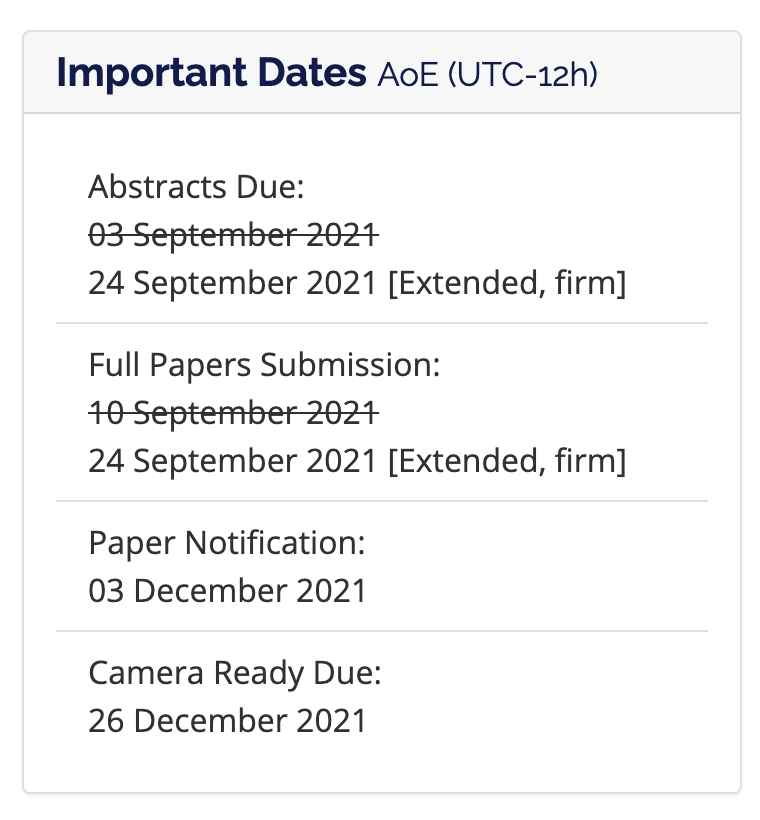 ISEC 2025 (@isecconf) on Twitter photo Only a little over 2 weeks until the extended deadline for #ISEC2022 research papers! The dates are firm. 
Submit your papers via <a href="/WeEasyChair/">EasyChair</a>: easychair.org/conferences/?c…
⏰📆  ➡️  🎓📄 Only a little over 2 weeks until the extended deadline for #ISEC2022 research papers! The dates are firm. 
Submit your papers via <a href="/WeEasyChair/">EasyChair</a>: easychair.org/conferences/?c…
⏰📆  ➡️  🎓📄