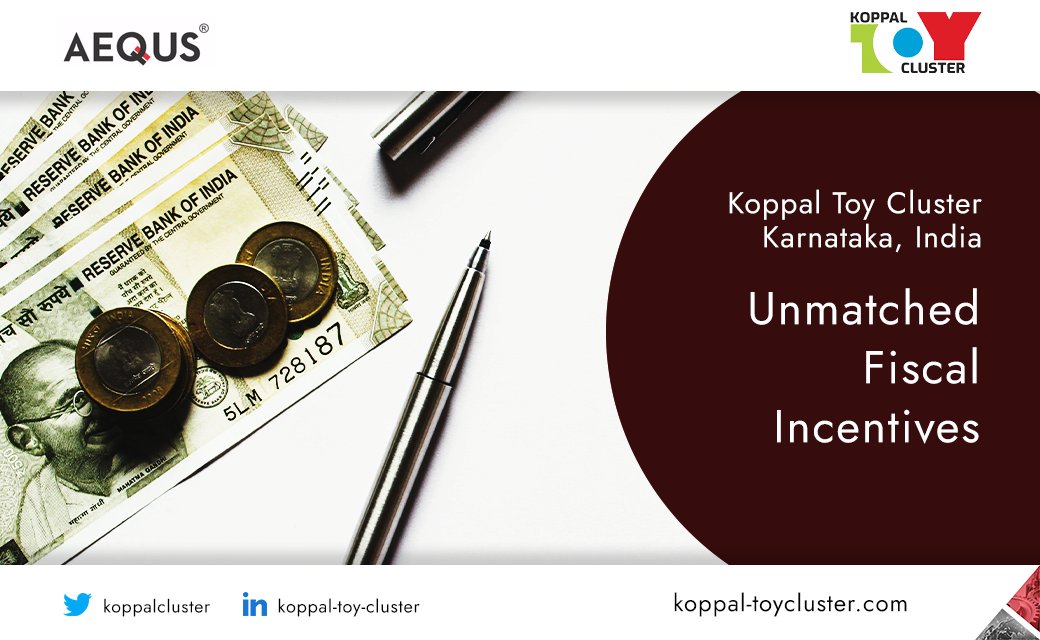 Manufacturers at the Koppal Toy Cluster get 100% reimbursement of Stamp Duty and Registration Charges!
Talk to us about the fiscal incentives at the cluster.
#manufacturing #toys #global
koppal-toycluster.com/government-sup…