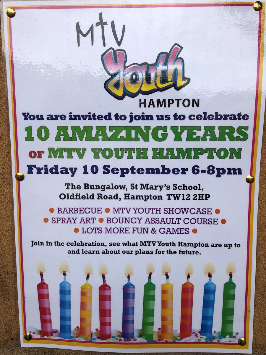 WOW!!  Can't believe we started this TEN years ago .
Huge achievement. We will be there to celebrate.
If you have not checked it please do so.
Happy Birthday MTV YOUTH.
#youthengagment #community #hampton
