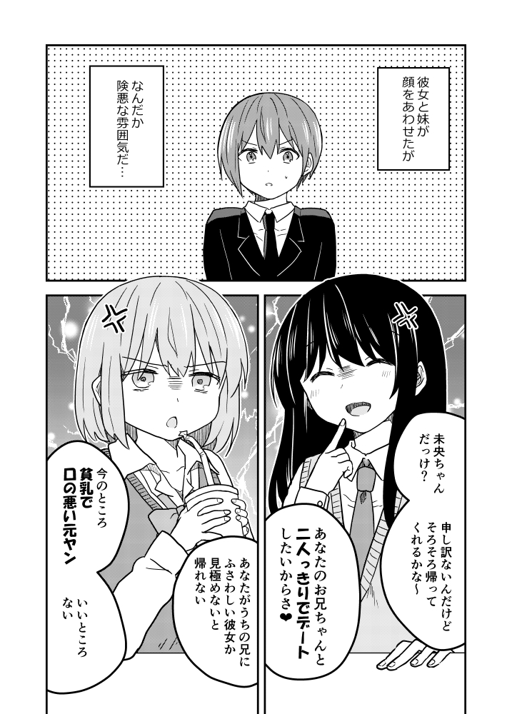 彼女と彼女ヅラしてくる妹 