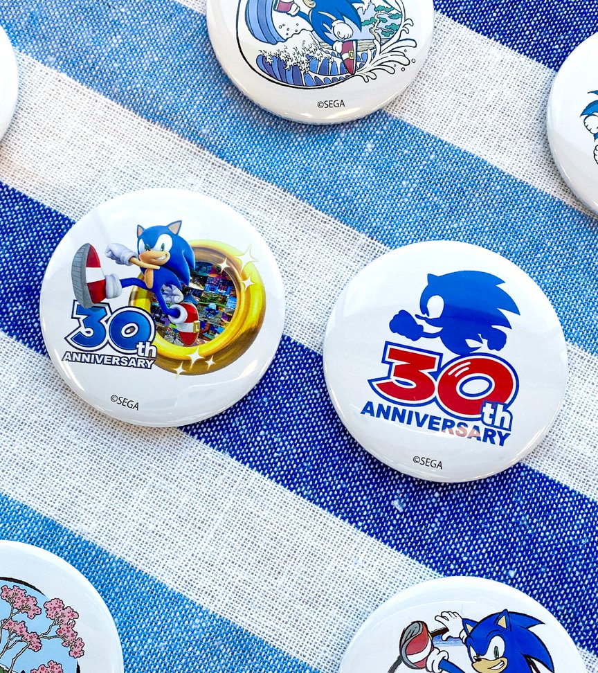 ソニック SEGA セガ 缶バッチ ジョイポリス ソニック」×「東京ジョイポリス」コラボイベント「ソニック