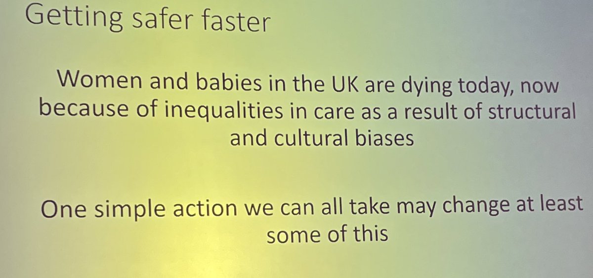 Talk by @Marianfknight on getting safer faster. Learning from @mbrrace #matsafety2021