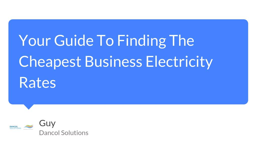 If you can be flexible when it comes to your energy provider, you’ll have more options.

Read the full article: Your Guide To Finding The Cheapest Business Electricity Rates
▸ lttr.ai/lpyO

#TrustedComparisonSite #BusinessEnergyBrokers #BusinessEnergyBills