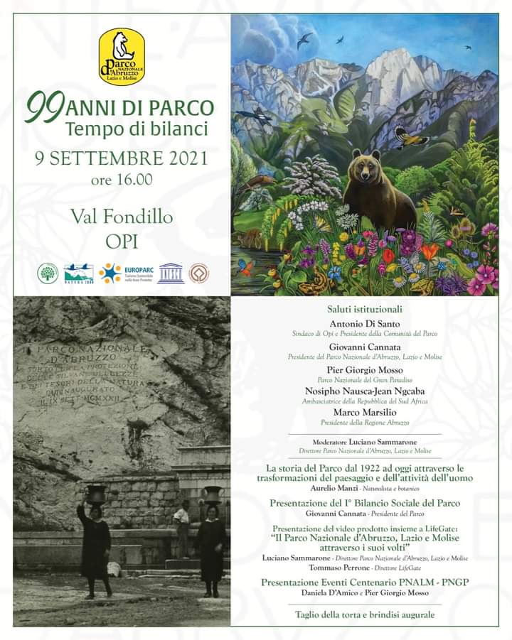 Il 9/9 sono 99 anni! Buon compleanno #PNALM
Oggi evento "99 anni di Parco. Tempo di bilanci", diretta Facebook dalle ore 16 su #radioparco 📻🐻 grazie alla collaborazione con <a href="/Parcoabruzzo/">Parco Abruzzo</a>
#natura #parcoabruzzo #parcoabruzzolaziomolise #montagna #areeprotette
<a href="/antoniodisant0/">Antonio Di Santo</a>