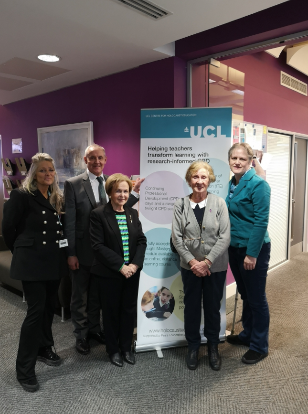 UCL_Holocaust's tweet photo. OTD in 1930 Susan Pollack MBE was born in Hungary. Today the Centre send our friend Susan HAPPY 91st BIRTHDAY wishes. 

Susan survived numerous camps, but 50+ of her relatives were murdered during the Holocaust.

To help us mark #Belsen75 Susan feat. in https://t.co/x67DKUHtQB https://t.co/UtFtoZwF3h
