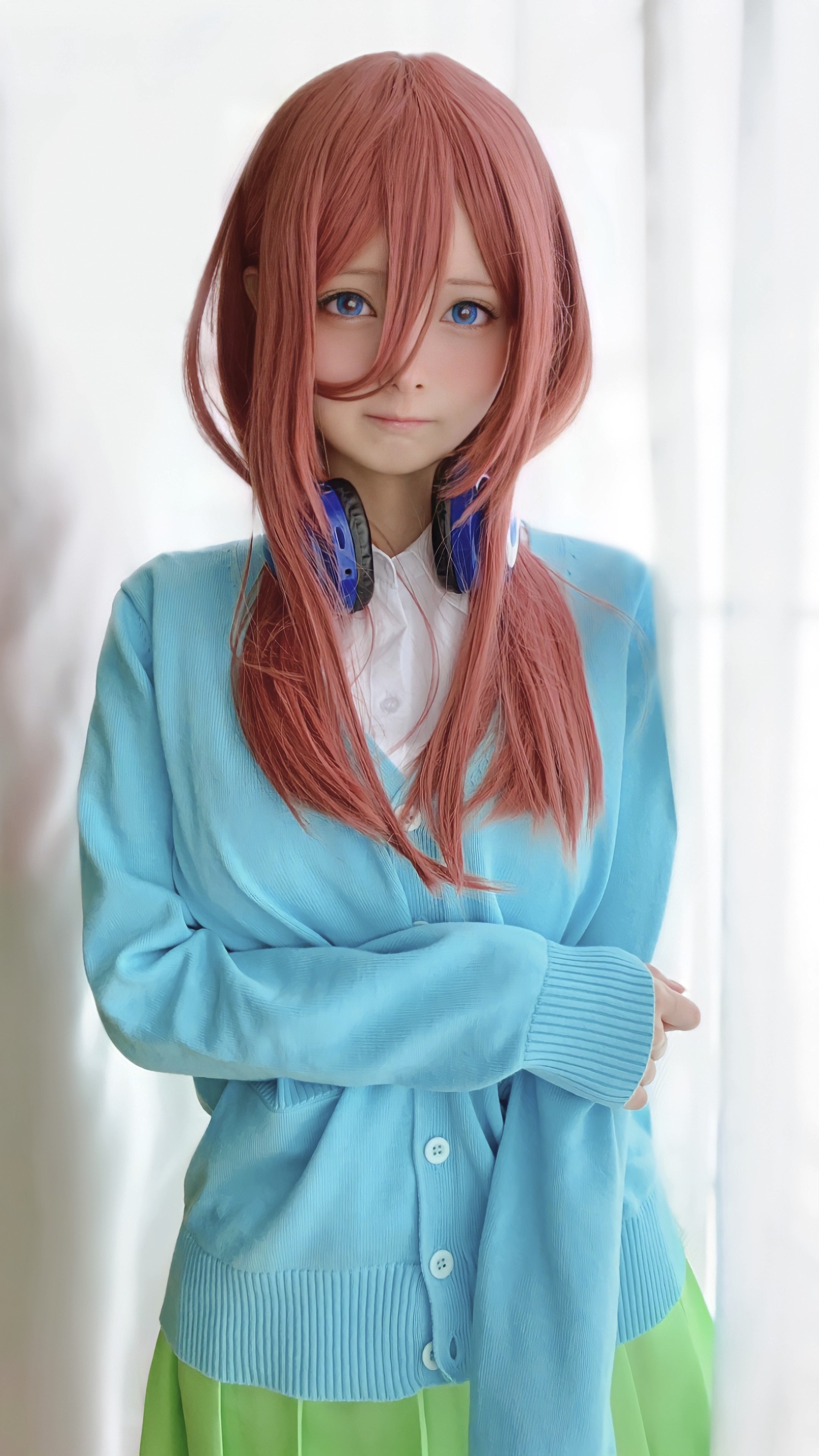 五等分の花嫁 ごとよめ 中野三玖 コスプレ 衣装 ウィッグ付き 独特な店