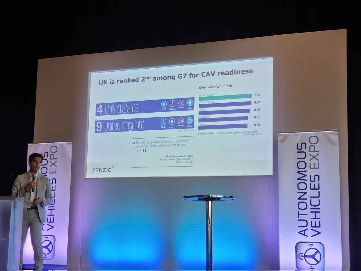 AutonomousExpo's tweet photo. Bhavin  Makwana, Zenzic, explains how the UK is leading CAM testing &amp; innovation https://t.co/ImUBmsyTKI