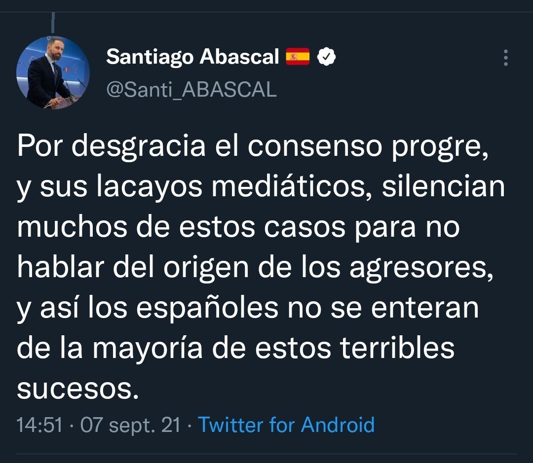Mortimer_Fu's tweet photo. Para los fascistas de VOX, la violencia no tiene género pero sí nacionalidad. https://t.co/tohXuG1COf