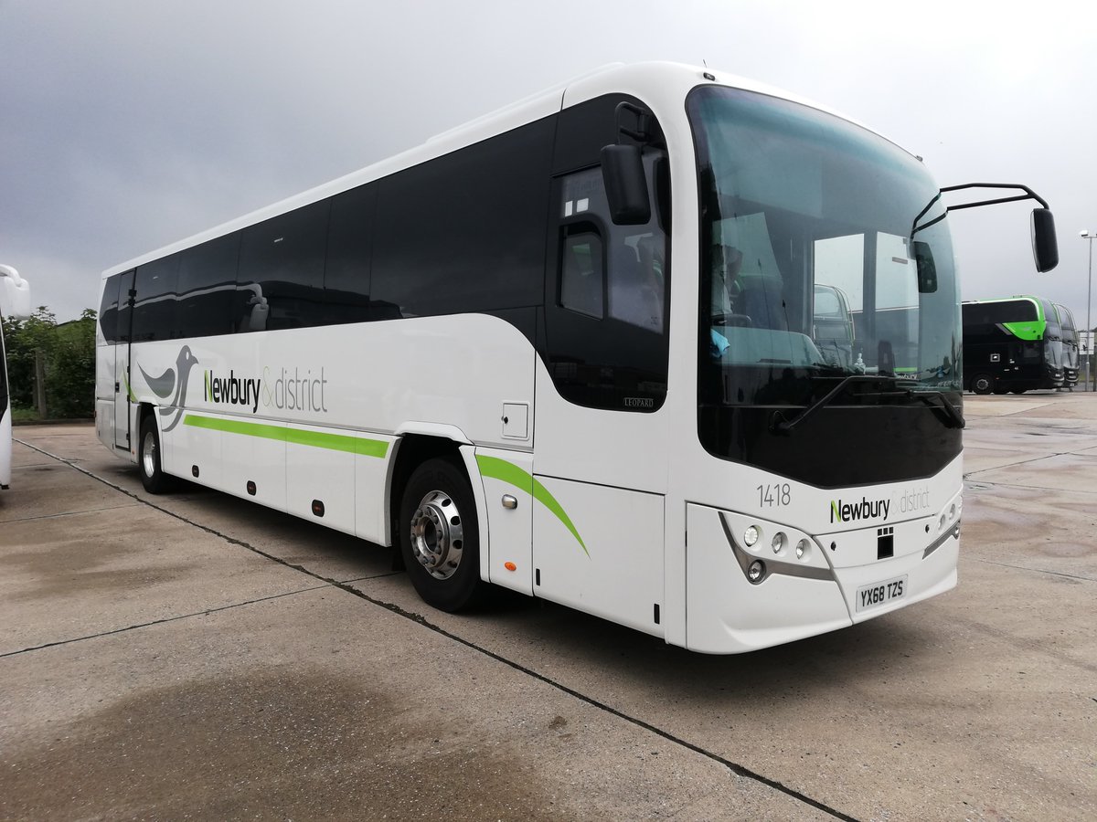 Continuing the Newbury theme this week, I'm really pleased to welcome the first of two very impressive @plaxtoncoach additions to the <a href="/newburydistrict/">Newbury & District</a> fleet for school contracts, day trips and private hire! Thanks also to <a href="/PaulSainthouse/">Paul Sainthouse</a> and <a href="/DawsongroupBC/">DawsongroupBC</a> for their support.