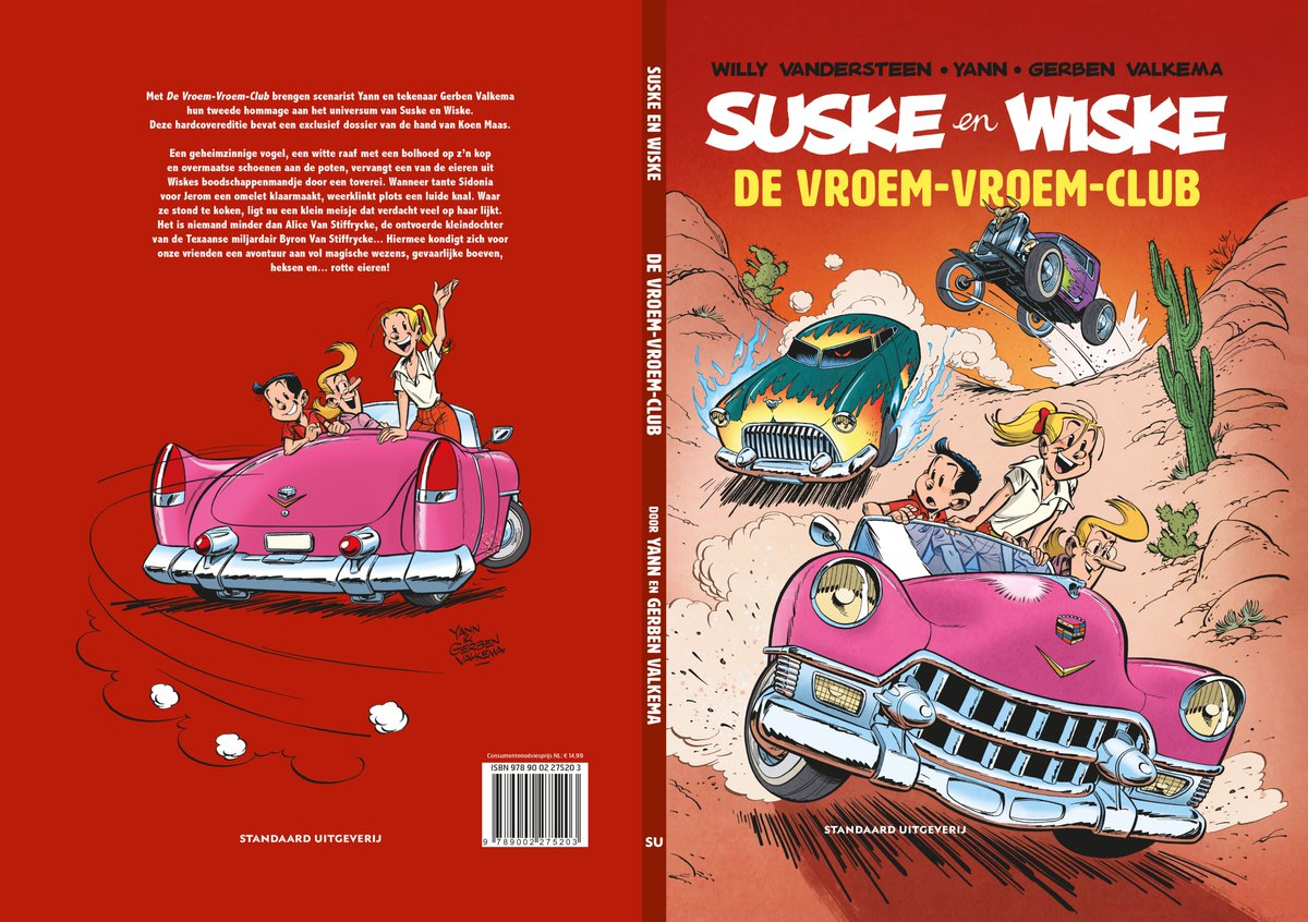 De Perfecte Podcast - Suske en Wiske (@perfectepodcast) on Twitter photo Heet van de naald. Voor de hardcover versie van het aankomende Suske en Wiske hommage-album 'De Vroem-Vroem-Club' mocht ik het bijbehorende achtergronddossier van 8 pagina's schrijven. 
Het album is vanaf 3 november te koop en nu al te reserveren: bit.ly/DPPHCVVC Heet van de naald. Voor de hardcover versie van het aankomende Suske en Wiske hommage-album 'De Vroem-Vroem-Club' mocht ik het bijbehorende achtergronddossier van 8 pagina's schrijven. 
Het album is vanaf 3 november te koop en nu al te reserveren: bit.ly/DPPHCVVC