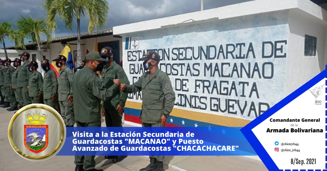 Alexjvb44's tweet photo. || Visité la Estación Secundaria de Guardacostas MACANAO @GCMacanao y el Puesto Avanzado de Guardacostas CHACACHACARE unidades adscritas al @AB_Gcpampatar, verificando sus Instalaciones, Operatividad y Bienestar del Personal.
@NicolasMaduro
@vladimirpadrino https://t.co/4wPUZpH8lV
