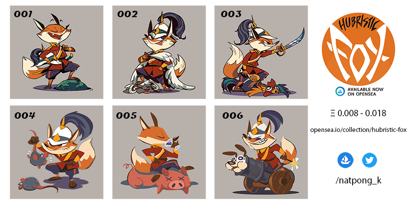 natpong_k's tweet photo. Drop more

`Hubristic Fox` Fox face
This fox try to overcome other animals
Ξ 0.008 - 0.018
Collect them on opensea #001-#006
Water wave: https://t.co/YJFMmddBkm

#NFTs #NFT #NFTCommunity #nftcollector #NFTartist #OpenSeaNFT #opensea #newnft  #NFTTHAILAND #NFTdrop #NFTdrops https://t.co/aBtXAOqZwu