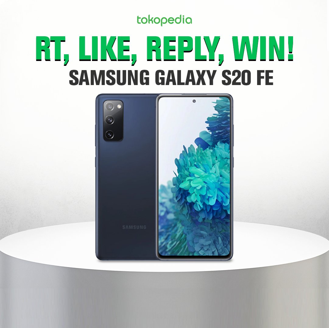 ✨Menangkan Samsung S20 FE✨

1. Follow @Tokopedia
2. RT dan LIKE Tweet ini
3. Reply dengan hashgtag #SeptemberdiTokopedia #MantulHouse #TraktiranPenggunaBaru SEBANYAK-BANYAKNYAAAA

Semangaaatttt!!💚💚💚