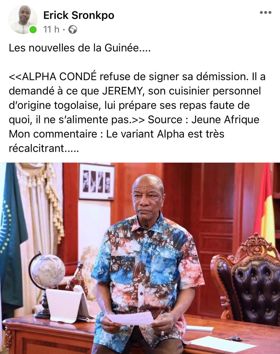 Hahaha! Le variant Alpha est vraiment très grave et récalcitrant.