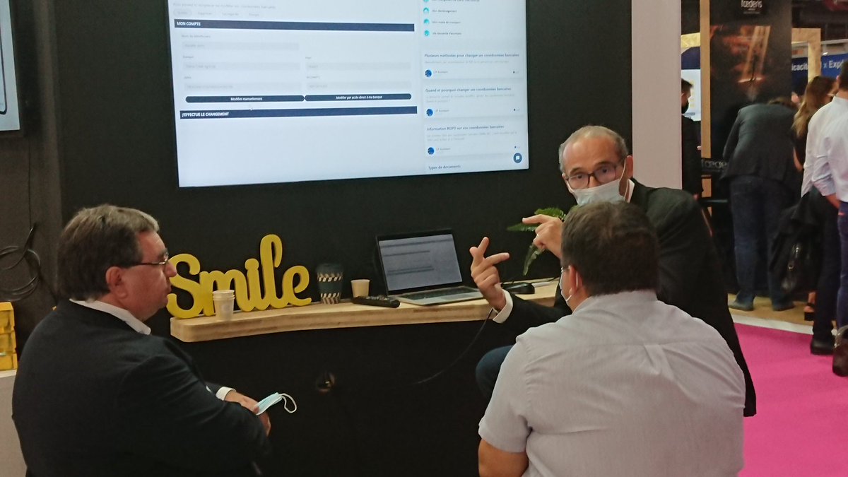 #SSRH RDV stand B14 ➡️ pour une démo de notre solution d'innovation dans l’#openbanking pour les #RH avec @SopraBanking