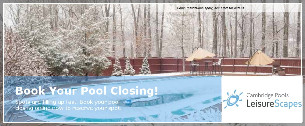 Check out the monthly news, promos, coupons and events section on our website at cambridgepoolsupplies.com/cm1.cfm?page=e….
Promotions are limited time and while quantities last. Shop our estore at shop.cambridgepoolsupplies.com.
Offers only valid in September, 2021
