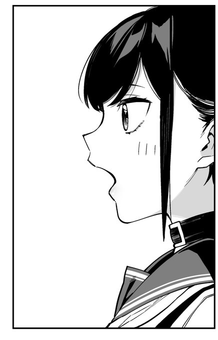 可愛い横顔が描けた☺ 