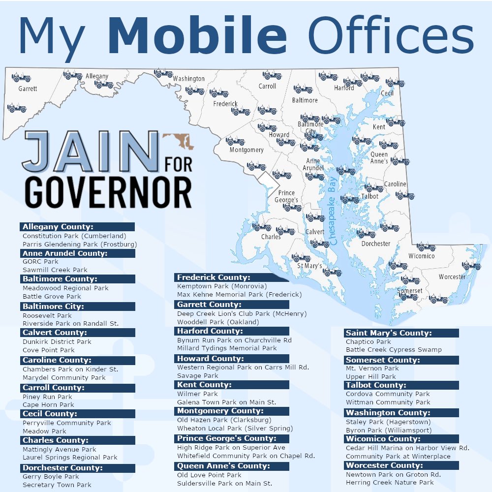 _AshwaniJain_'s tweet photo. #CalvertCounty - #CheesyPostAlert - even the clouds couldn’t darken the bright smiles of those who stopped by my mobile office. Swing by when I’m in your county! https://t.co/ybCuEKAdz7 https://t.co/klagBIJmB4