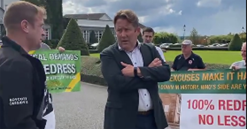 DonegalDaily's tweet photo. Mica protesters keep the pressure on at Fianna Fáil think-in
https://t.co/ENOaNmRwZt https://t.co/AAnc8r4PAi