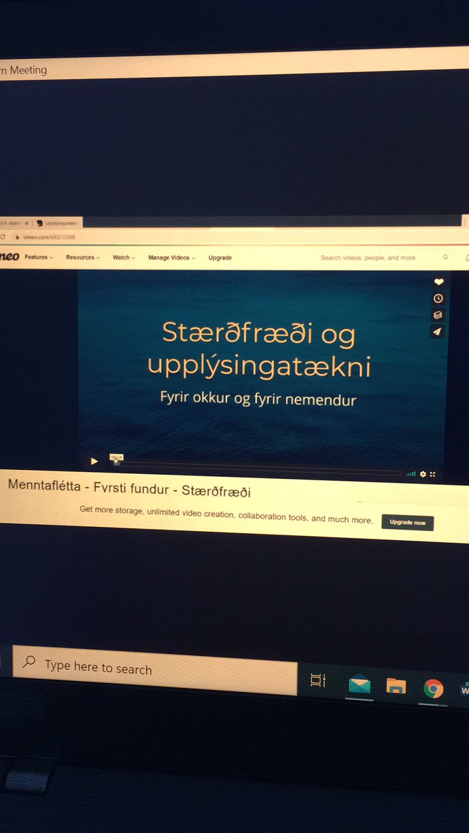 Fyrsti tími í Menntafléttunni með <a href="/elfaingvadottir/">Elfa Ingvadóttir</a> Spennandi vetur framundan 😃 #menntaspjall #Stapaskóli