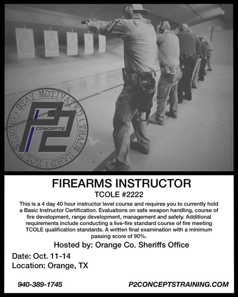 p2_concepts's tweet photo. *** TRAINING OPPORTUNITY ***
FINAL #BasicSWAT & #FirearmsInstructor open enrollment this year, Register Today!!!
Want to train with us in 2022? Interested in hosting or contracting? Call 940.389.1745
#staymotivated #trainhard #holdstrong #p2concepts #lawenforcement #police https://t.co/kKrl95hYXb