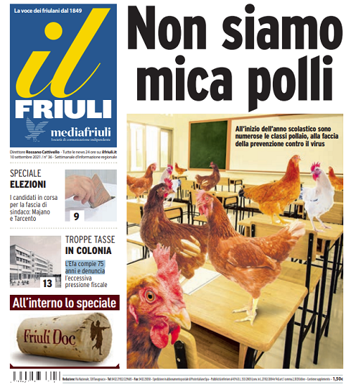 IlFriuli's tweet photo. 📰🗞️#IlFriuli in edicola, venerdì 10. Ecco un'anteprima!
📌Molti #studenti, pochi spazi nella aule
📌#FriuliDoc: #Udine festeggia il compleanno
📌Il #Dante ‘made in Friuli’ torna a casa
📌@remoanzovino: "La musica e l’arte sono il nostro futuro”
👉https://t.co/rOGliYrCkL https://t.co/gden2W9GZG