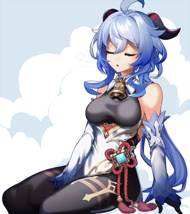 >うたた寝している甘雨ちゃんを、是非お願いいたします #odaibako_kaida05
😄👍