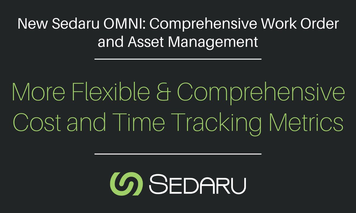 SedaruLive's tweet photo. We're excited to share the next generation of Sedaru OMNI. 

Metric Tiles now deliver even deeper, more insightful and actionable data, simplifying cost-tracking  for each asset, field worker or workflow. 

To learn more, request a demo at https://t.co/lphzeNXix4. https://t.co/d8Au8bRtcE
