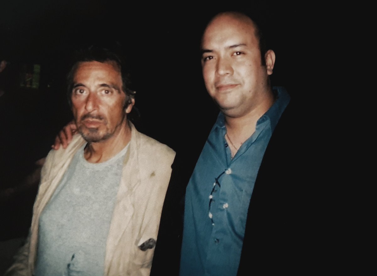 #TBT "The World And Everything In it"... From the early 2000's; my beardlessness with #AlPacino in #NYC. #Scarface #Godfather #Heat #Serpico #carlitobrigantetothemuthaf@#&amp;ingmax #QueenoftheSouth #QueenFamilia #QOTS #Luis