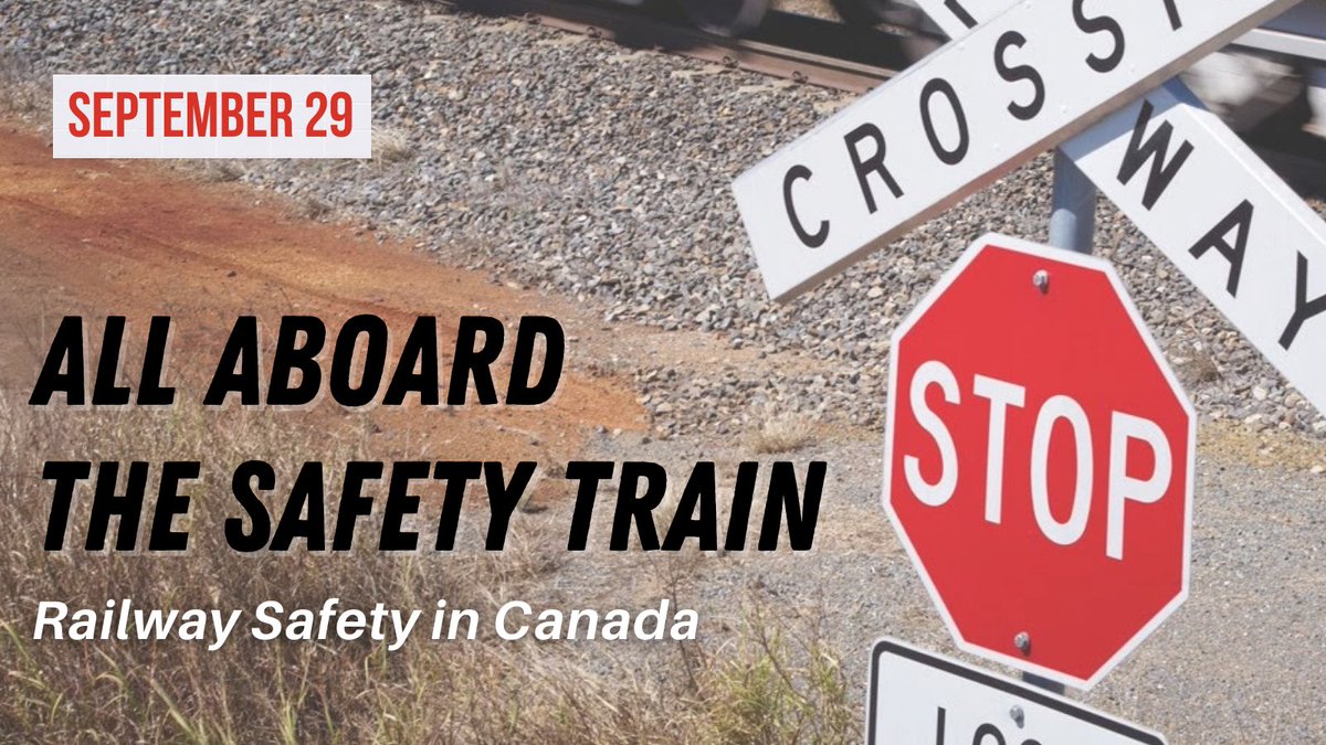 We’re proud to present the next event in our 2021 lecture series with <a href="/OpLifesaver/">Operation Lifesaver Canada</a>!

Join us on September 29 for a peek behind the scenes at what keeps Canadians safe on the rails - including a virtual tour of the <a href="/Metrolinx/">Metrolinx</a> Whitby Rail Facility 🚂

eventbrite.ca/e/online-lectu…